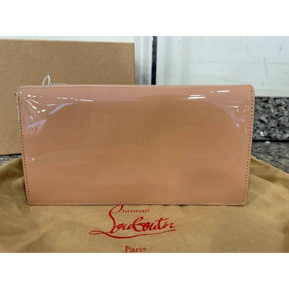 Christian Louboutin Loubi54 Blush Clutch MSRP $1400 SPB-TS 347331 - Picture 3 of 12